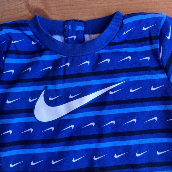 Nike Blue and White Baby Romper - Picture 2 of 6